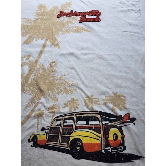 SHIRT-JACKSONVILLE BEACH-Swim Cover Up-Beach Shirt-Unique Design-Size 2XL - Picture 4 of 16